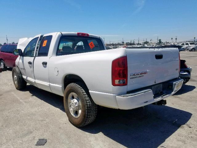 3D7KA28D94G111405 - 2004 DODGE RAM 2500 S თეთრი ფოტო 3