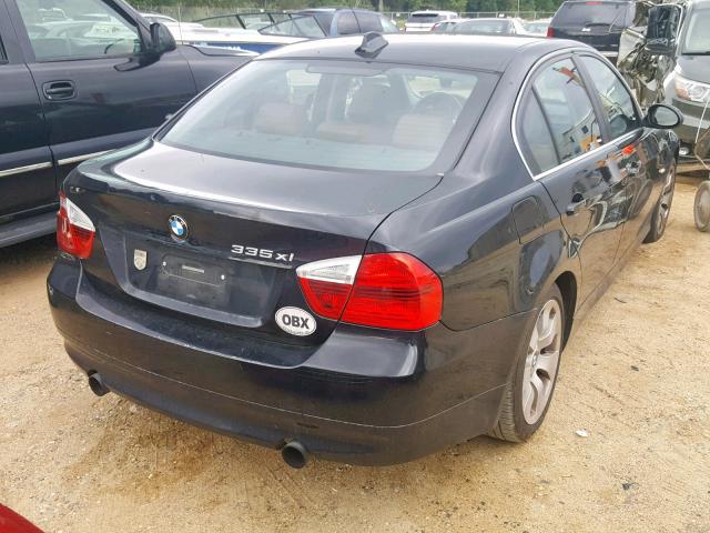 WBAVD53558A284162 - 2008 BMW 335 XI BLACK photo 4