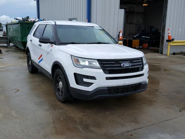 1FM5K8AR3HGA77231 - 2017 FORD EXPLORER P WHITE photo 1