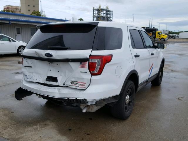 1FM5K8AR3HGA77231 - 2017 FORD EXPLORER P WHITE photo 4