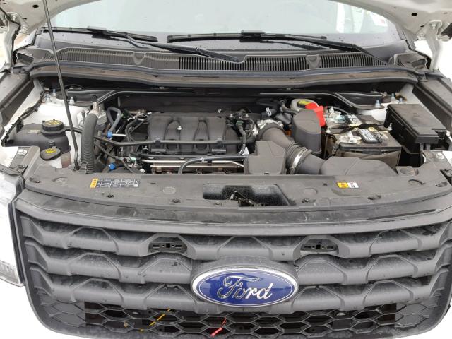 1FM5K8AR3HGA77231 - 2017 FORD EXPLORER P WHITE photo 7