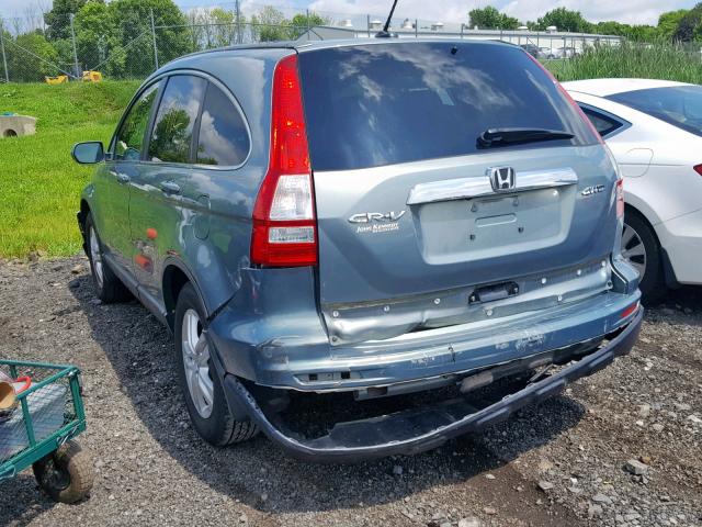 5J6RE4H74AL018223 - 2010 HONDA CR-V EXL GREEN photo 3