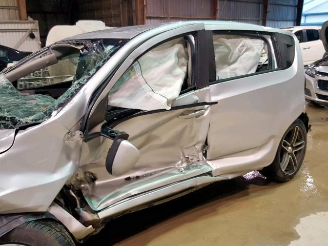 1G1JB6SH3D4155847 - 2013 CHEVROLET SONIC LS SILVER photo 10