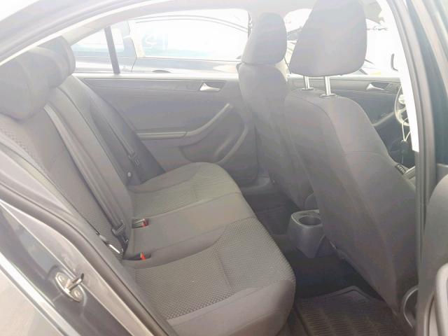 3VW2K7AJ2DM247832 - 2013 VOLKSWAGEN JETTA BASE 灰色 照片 6