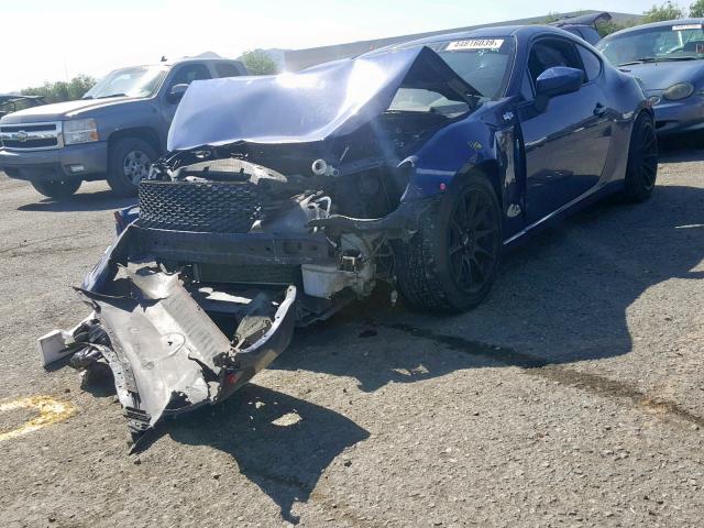 JF1ZNAA18F9713390 - 2015 TOYOTA SCION FR-S BLUE photo 2