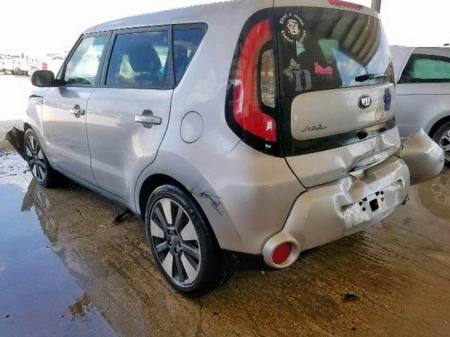 KNDJX3A50F7792193 - 2015 KIA SOUL ! SILVER photo 3