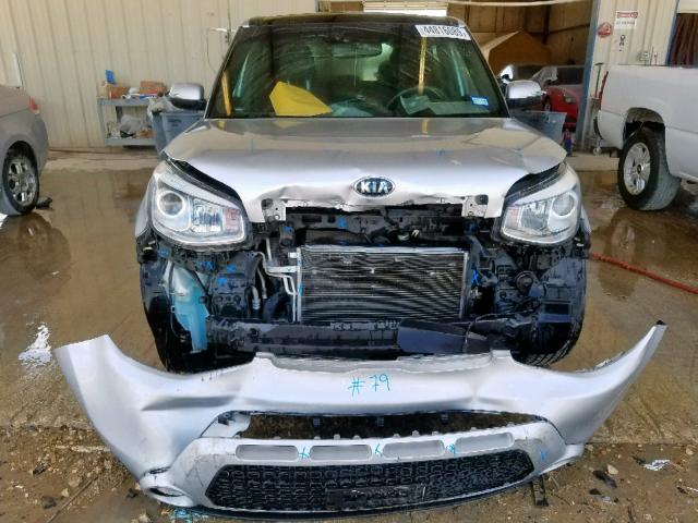 KNDJX3A50F7792193 - 2015 KIA SOUL ! SILVER photo 9