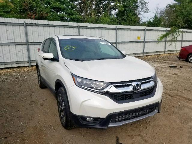 2HKRW2H80JH687898 - 2018 HONDA CR-V EXL WHITE photo 1