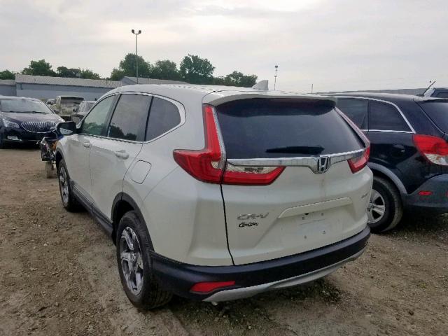 2HKRW2H80JH687898 - 2018 HONDA CR-V EXL WHITE photo 3