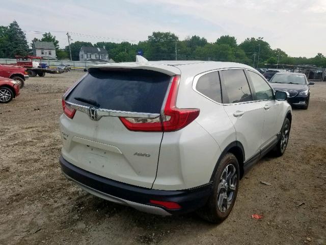 2HKRW2H80JH687898 - 2018 HONDA CR-V EXL WHITE photo 4