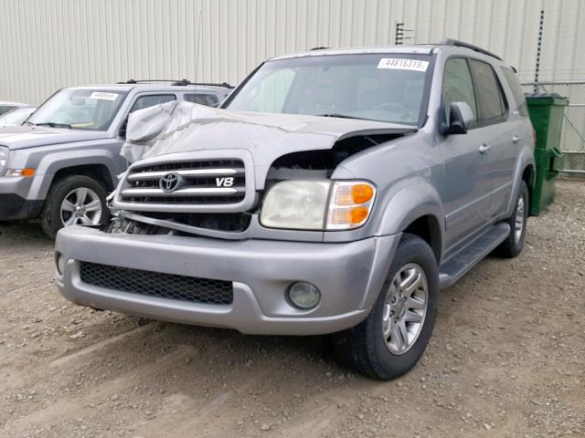 5TDBT48A94S229350 - 2004 TOYOTA SEQUOIA LI SILVER photo 2