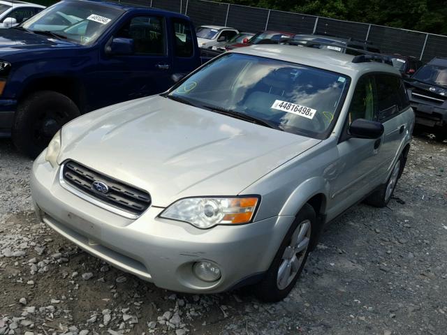 4S4BP61C667362703 - 2006 SUBARU LEGACY OUT BEIGE photo 2