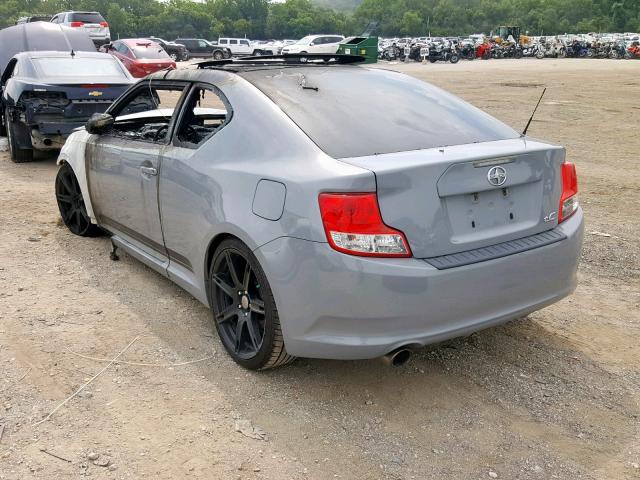 JTKJF5C77D3062808 - 2013 TOYOTA SCION TC ნაცრისფერი ფოტო 3
