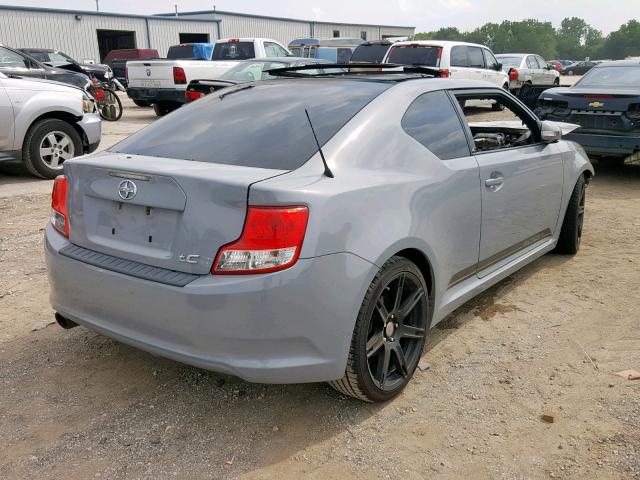 JTKJF5C77D3062808 - 2013 TOYOTA SCION TC ნაცრისფერი ფოტო 4