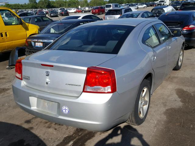 2B3CA4CD0AH274099 - 2010 DODGE CHARGER SILVER photo 4