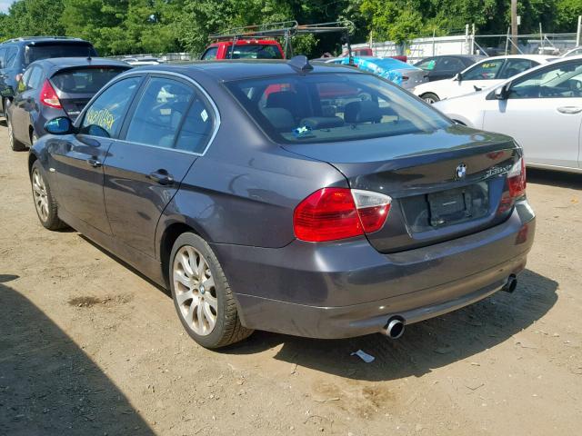 WBAVD53528A285043 - 2008 BMW 335 XI GRAY photo 3