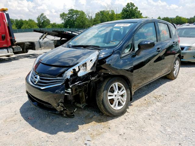 3N1CE2CP3FL356914 - 2015 NISSAN VERSA NOTE BLACK photo 2