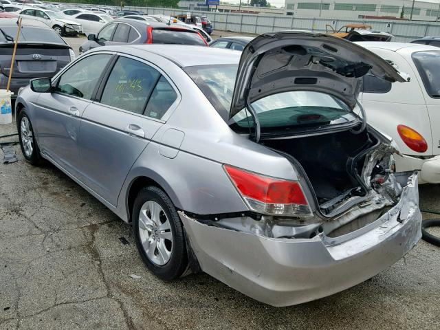 1HGCP26418A144307 - 2008 HONDA ACCORD LXP SILVER photo 3