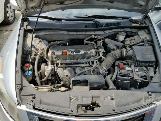 1HGCP26418A144307 - 2008 HONDA ACCORD LXP SILVER photo 7