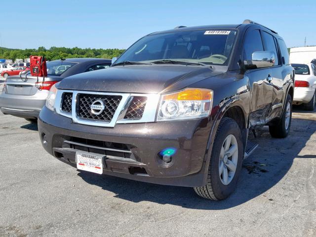 5N1BA0ND9BN624107 - 2011 NISSAN ARMADA SV BLACK photo 2