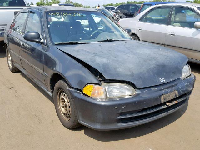 1HGEG8643PL030145 - 1993 HONDA CIVIC DX BLACK photo 1