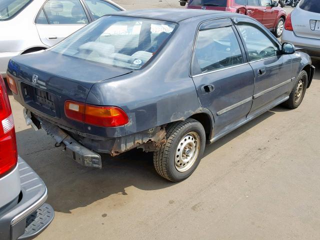 1HGEG8643PL030145 - 1993 HONDA CIVIC DX BLACK photo 4