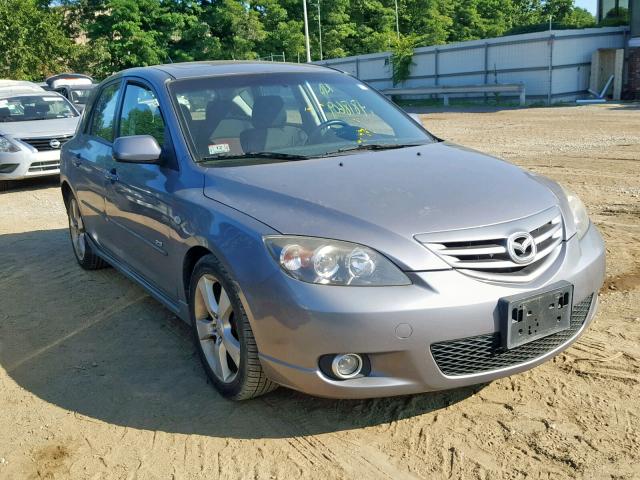 JM1BK143851236734 - 2005 MAZDA 3 HATCHBAC GRAY photo 1