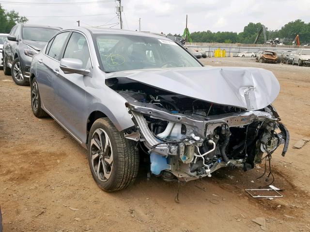 1HGCR2F85HA165822 - 2017 HONDA ACCORD EXL SILVER photo 1