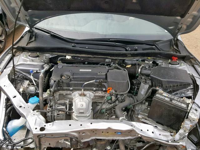 1HGCR2F85HA165822 - 2017 HONDA ACCORD EXL SILVER photo 7