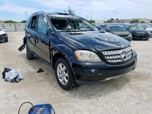 4JGBB86E56A105300 - 2006 MERCEDES-BENZ ML 350 BLACK photo 1