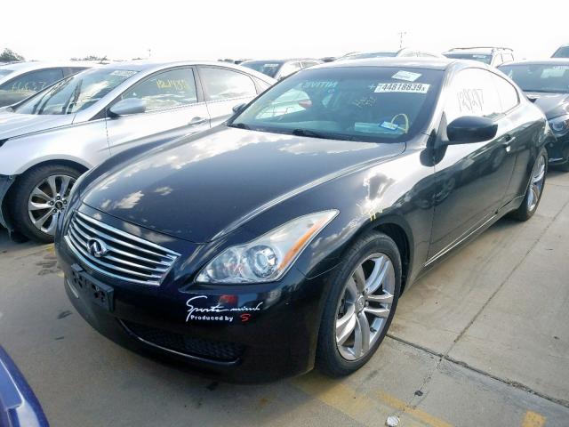 JNKCV64E88M130005 - 2008 INFINITI G37 BASE BLACK photo 2