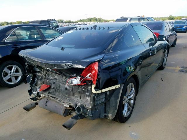 JNKCV64E88M130005 - 2008 INFINITI G37 BASE BLACK photo 4