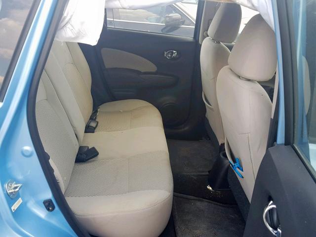 3N1CE2CP0EL382322 - 2014 NISSAN VERSA NOTE BLUE photo 6