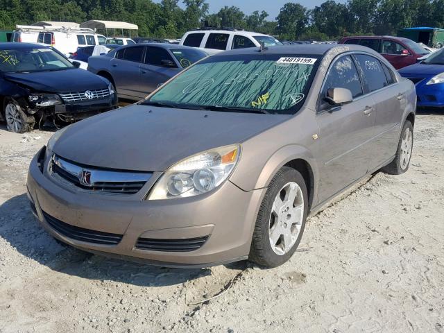 1G8ZS57N68F119433 - 2008 SATURN AURA XE TAN photo 2