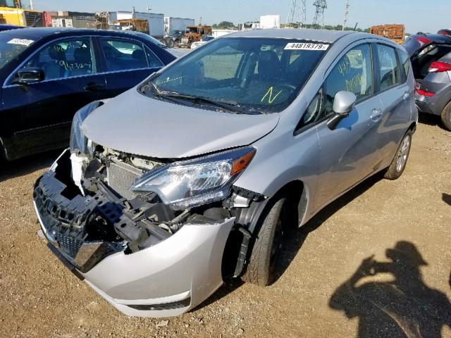 3N1CE2CP4HL363471 - 2017 NISSAN VERSA NOTE SILVER photo 2