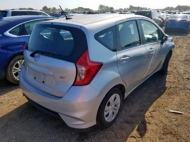 3N1CE2CP4HL363471 - 2017 NISSAN VERSA NOTE SILVER photo 4