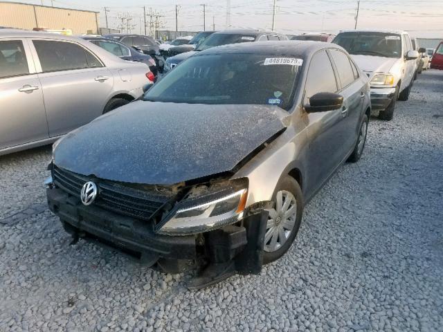 3VW2K7AJ8CM318966 - 2012 VOLKSWAGEN JETTA BASE SILVER photo 2