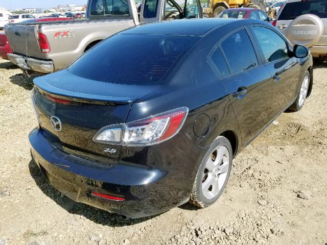 JM1BL1S58A1161240 - 2010 MAZDA 3 S BLACK photo 4