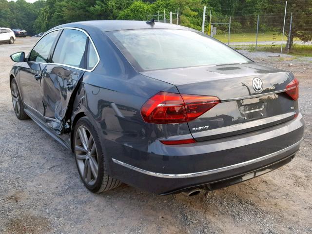 1VWDT7A30HC069546 - 2017 VOLKSWAGEN PASSAT R-L GRAY photo 3