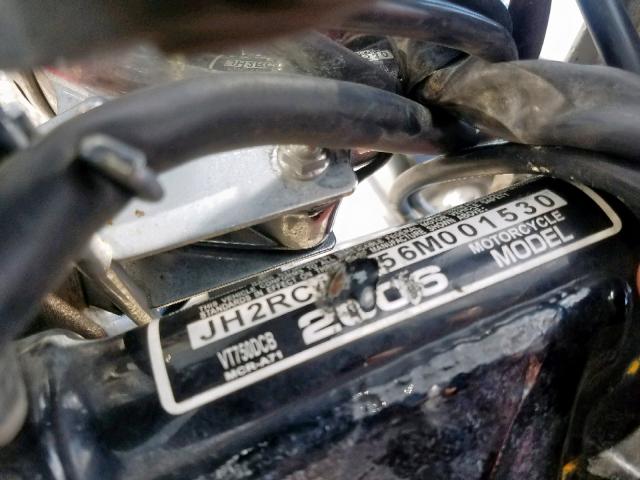 JH2RC44456M001530 - 2006 HONDA VT750 CDA 红色 照片 10