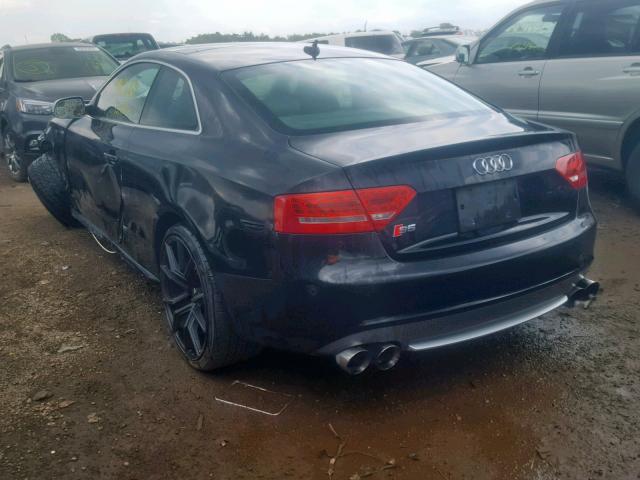 WAU3VAFR3AA018219 - 2010 AUDI S5 PRESTIG BLACK photo 3