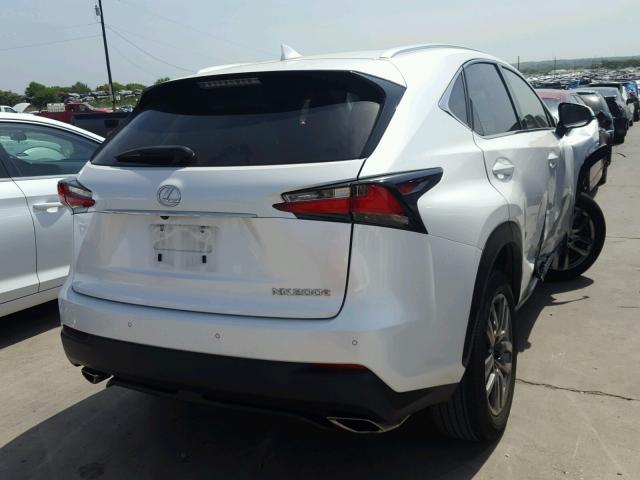 JTJYARBZ6F2020151 - 2015 LEXUS NX 200T WHITE photo 4