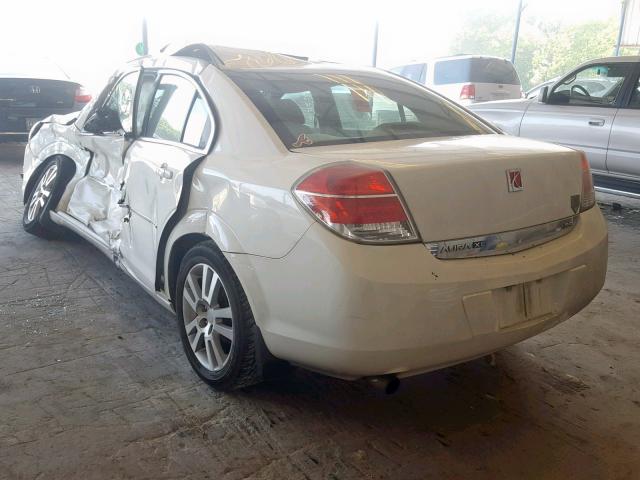 1G8ZS57N78F124348 - 2008 SATURN AURA XE WHITE photo 3