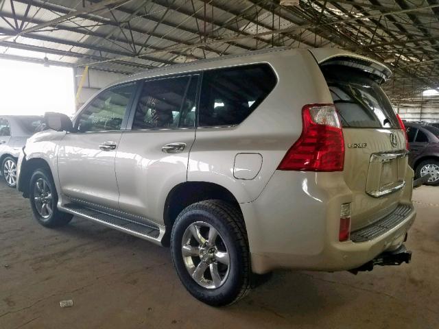 JTJBM7FXXA5003421 - 2010 LEXUS GX GOLD photo 3