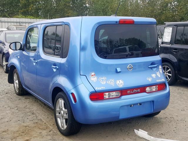 JN8AZ2KR2CT256178 - 2012 NISSAN CUBE BASE BLUE photo 3