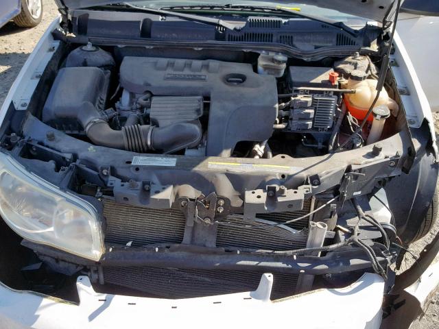 1G8AM15F97Z119399 - 2007 SATURN ION LEVEL WHITE photo 7