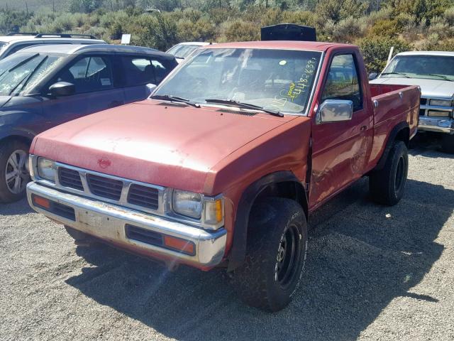 1N6SD11Y1RC324199 - 1994 NISSAN TRUCK XE RED photo 2