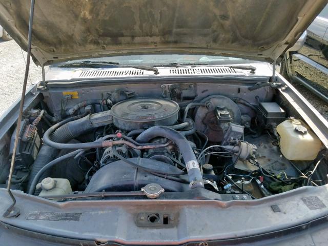 1B7FL23XXNS676697 - 1992 DODGE DAKOTA GRAY photo 7