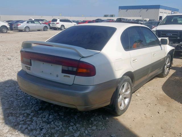 4S3BE896627202495 - 2002 SUBARU LEGACY OUT WHITE photo 4