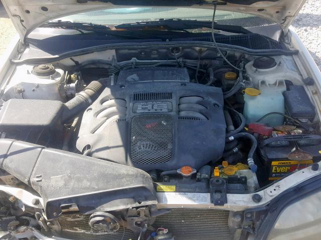 4S3BE896627202495 - 2002 SUBARU LEGACY OUT WHITE photo 7